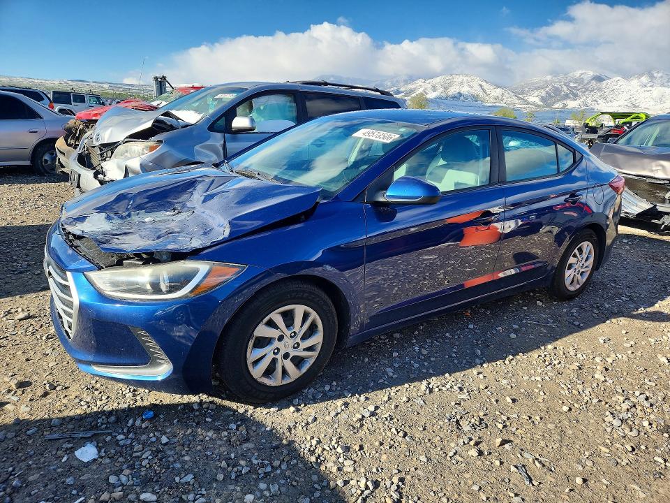 2017 Hyundai Elantra მანქანა იყიდება აუქციონზე, vin: 5NPD74LF4HH081605, აუქციონის ნომერი: 49578506