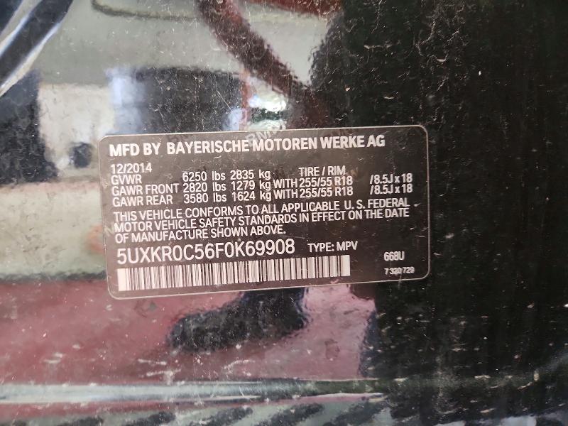 2015 Bmw X5 მანქანა იყიდება აუქციონზე, vin: 5UXKR0C56F0K69908, აუქციონის ნომერი: 50005416