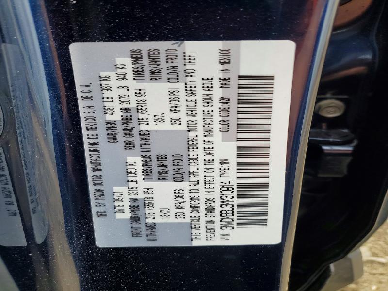51695016 :رقم المزاد ، 3MVDMBBL3MM310914 vin ، 2021 Mazda Cx-30 مزاد بيع
