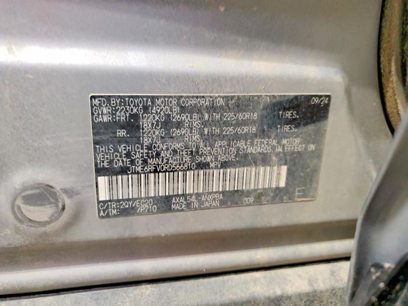 Aukcja sprzedaży 2024 Toyota Rav4, vin: JTME6RFV0RD566810, numer aukcji: 49337066