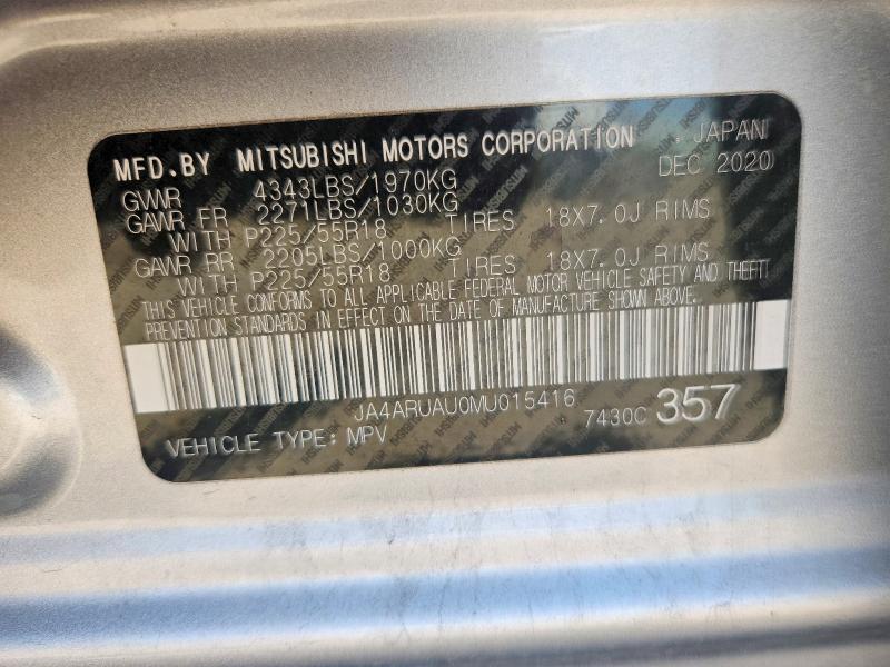 Aukcja sprzedaży 2021 Mitsubishi Outlander Sport, vin: JA4ARUAU0MU015416, numer aukcji: 51112606