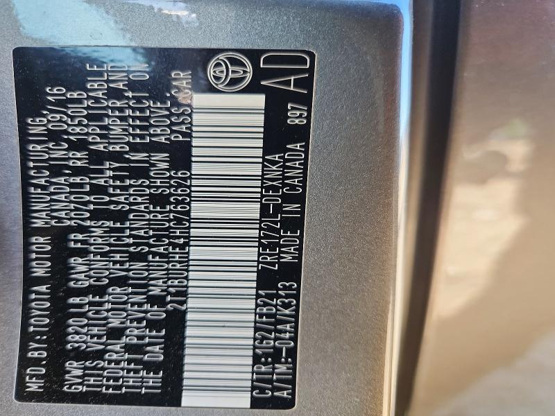 Продажа на аукционе авто 2017 Toyota Corolla, vin: 2T1BURHE4HC763626, номер лота: 51342766