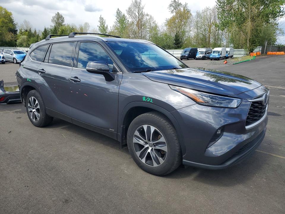 Auction sale of the 2022 Toyota Highlander Hybrid, vin: 5TDHBRCH7NS541036, lot number: 50307966
