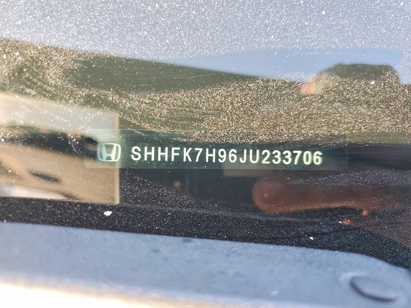 Aukcja sprzedaży 2018 Honda Civic, vin: SHHFK7H96JU233706, numer aukcji: 50708506