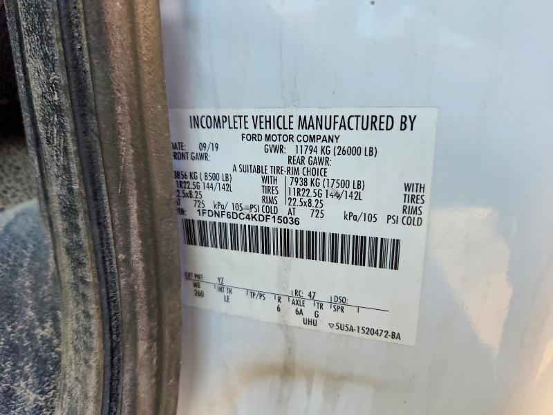 Продаж на аукціоні авто 2019 Ford F650, vin: 1FDNF6DC4KDF15036, номер лоту: 50327486