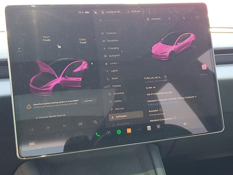 Продаж на аукціоні авто 2025 Tesla Model 3, vin: 5YJ3E1EA6SF047267, номер лоту: 50127596