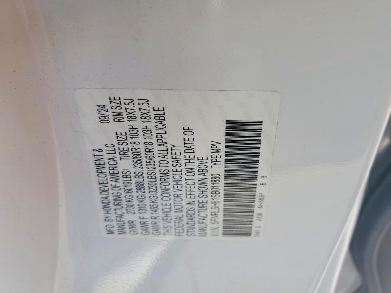 Продаж на аукціоні авто 2025 Honda Odyssey, vin: 5FNRL6H61SB011880, номер лоту: 48175696