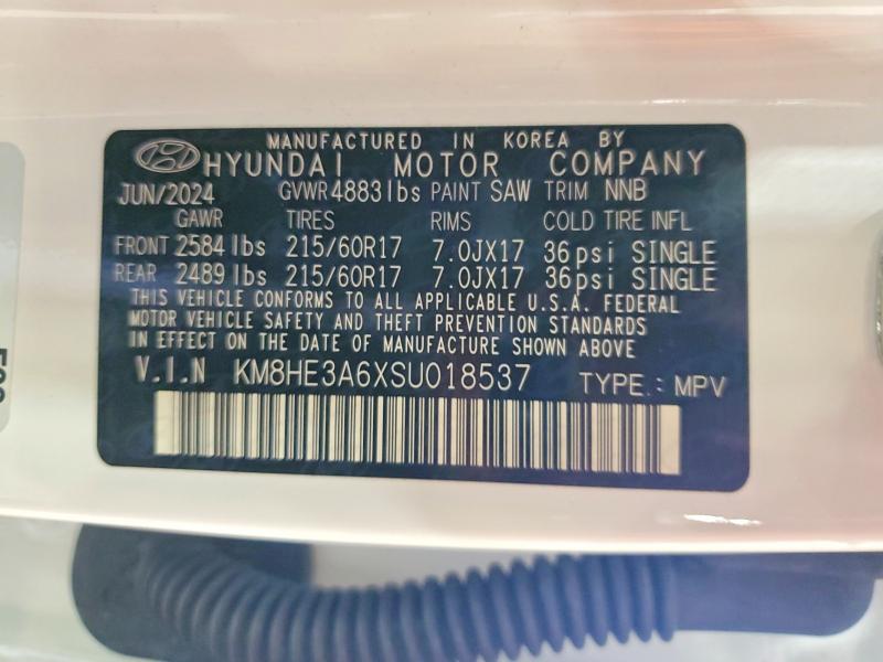 Продажа на аукционе авто 2025 Hyundai Kona Electric, vin: KM8HE3A6XSU018537, номер лота: 48625806