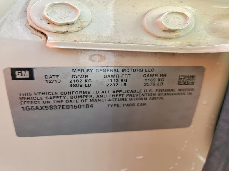 Продаж на аукціоні авто 2014 Cadillac Cts, vin: 1G6AX5S37E0150184, номер лоту: 51273636