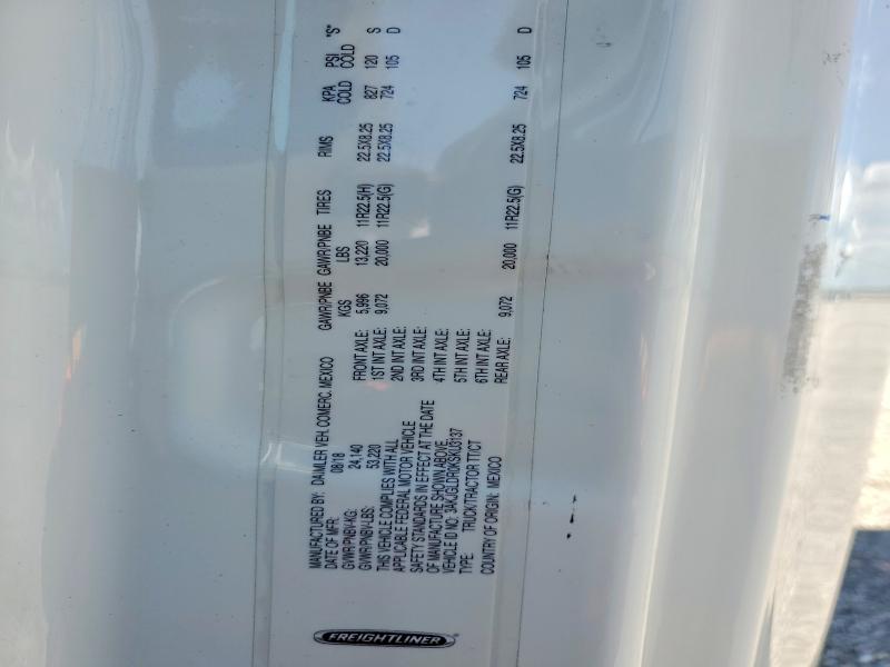 Aukcja sprzedaży 2019 Freightliner Cascadia 125, vin: 3AKJGLDR0KSKU3137, numer aukcji: 48776676
