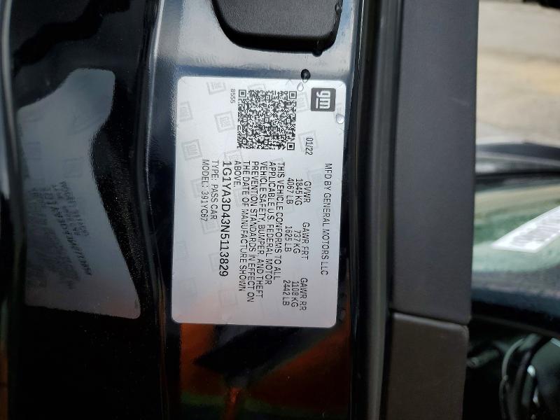Продажа на аукционе авто 2022 Chevrolet Corvette, vin: 1G1YA3D43N5113829, номер лота: 51167446