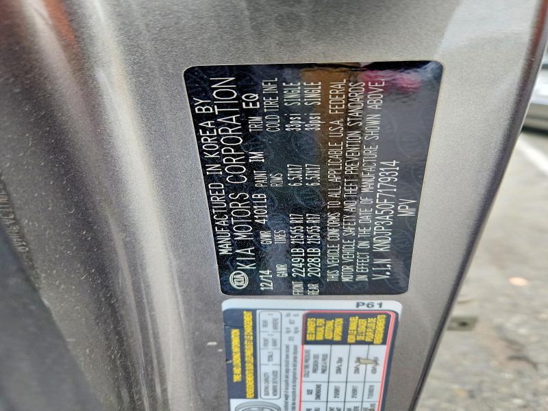 Aukcja sprzedaży 2015 Kia Soul, vin: KNDJP3A50F7179314, numer aukcji: 50656246