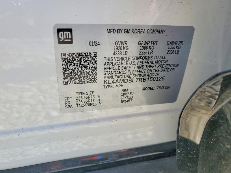 Продажа на аукционе авто 2024 Buick Encore Gx, vin: KL4AMDSL7RB150125, номер лота: 48773606