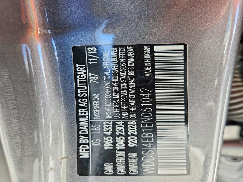 Aukcja sprzedaży 2014 Mercedes-benz Cla, vin: WDDSJ4EB1EN061042, numer aukcji: 49445466