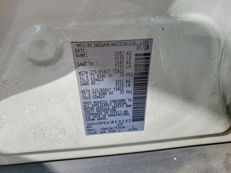 Продажа на аукционе авто 2018 Nissan Rogue, vin: 5N1AT2MT8JC813237, номер лота: 49601146