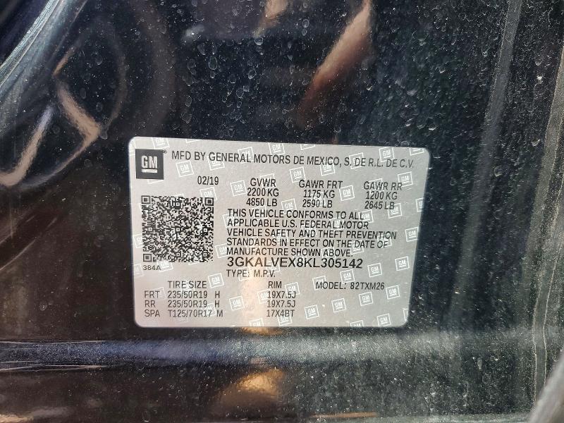 Aukcja sprzedaży 2019 Gmc Terrain, vin: 3GKALVEX8KL305142, numer aukcji: 49012396
