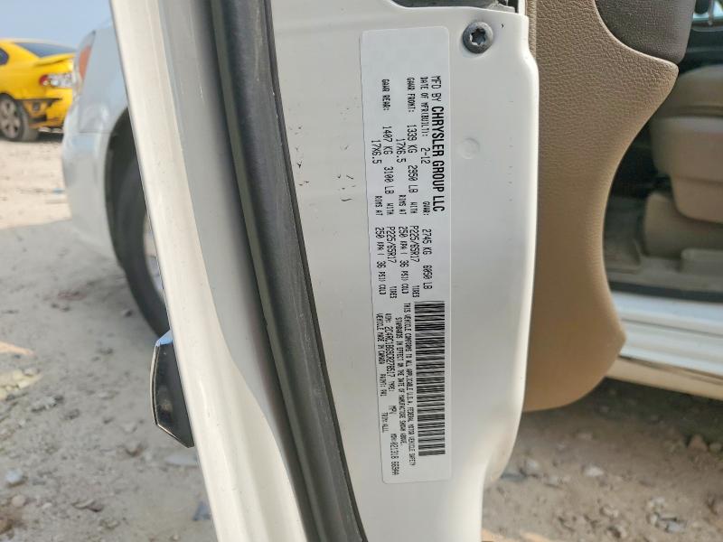 51695056 :رقم المزاد ، 2C4RC1BG9CR278517 vin ، 2012 Chrysler Town & Country مزاد بيع