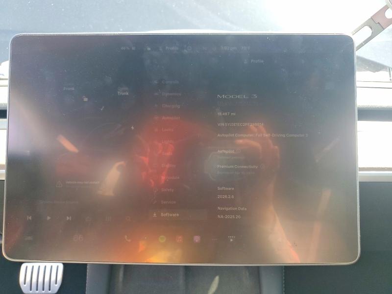 Продажа на аукционе авто 2023 Tesla Model 3, vin: 5YJ3E1EC2PF398914, номер лота: 46942516