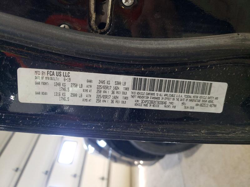 Продаж на аукціоні авто 2019 Dodge Journey, vin: 3C4PDCBB2KT833646, номер лоту: 51926296