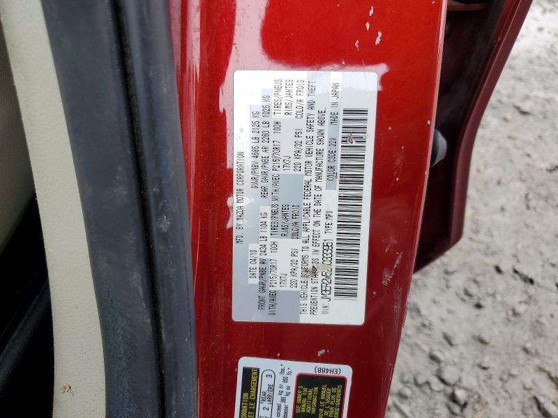 Aukcja sprzedaży 2010 Mazda Cx-7, vin: JM3ER2W52A0333951, numer aukcji: 50939666