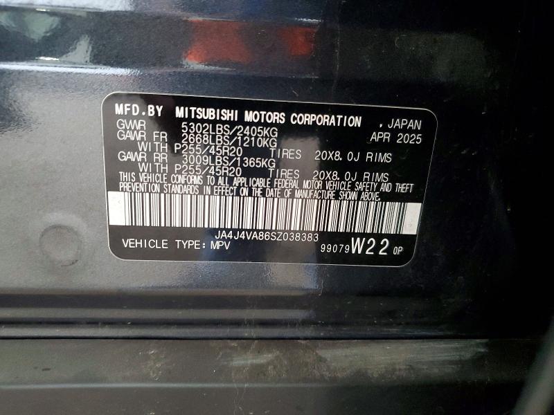 Aukcja sprzedaży 2025 Mitsubishi Outlander, vin: JA4J4VA86SZ038383, numer aukcji: 51957456