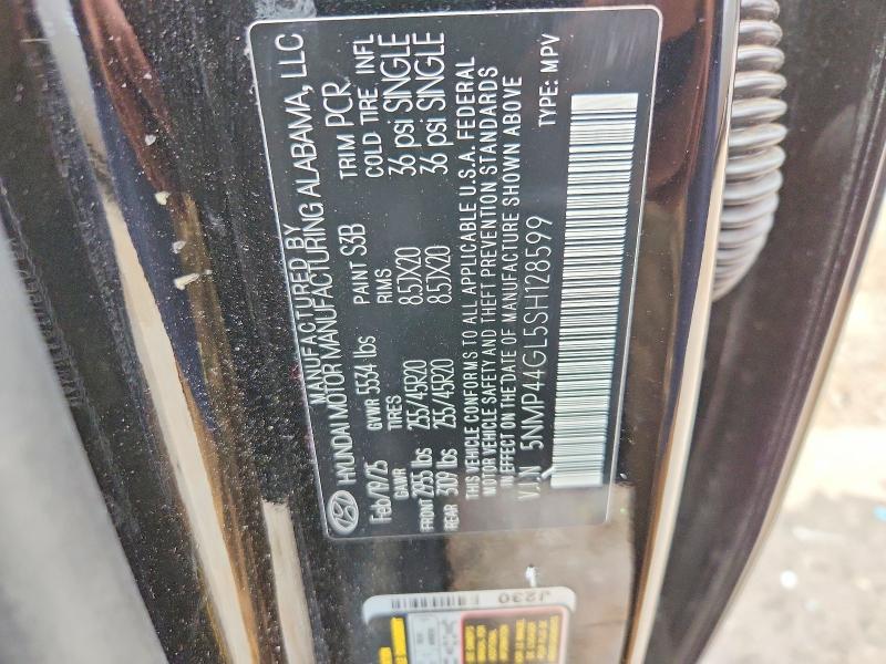Auction sale of the 2025 Hyundai Santa Fe, vin: 5NMP44GL5SH128599, lot number: 51573586