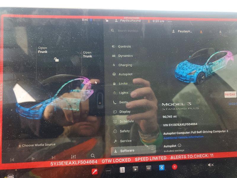 Продаж на аукціоні авто 2020 Tesla Model 3, vin: 5YJ3E1EAXLF504664, номер лоту: 48335906