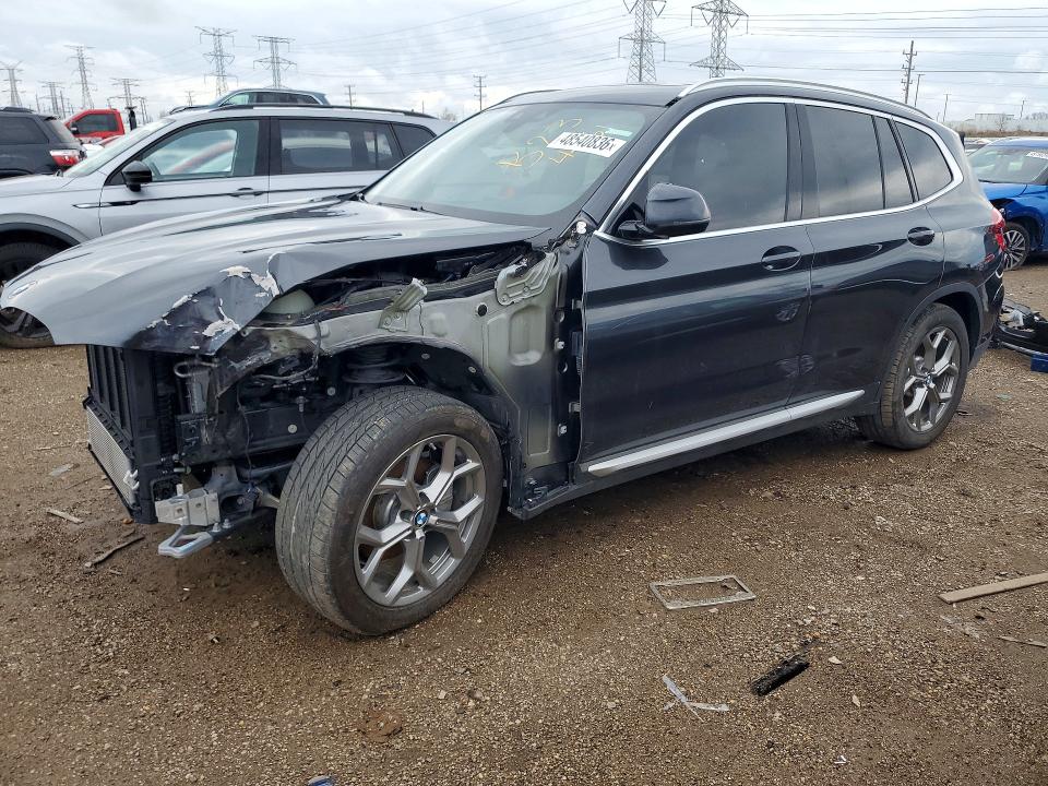 48540836 :رقم المزاد ، 5UXTY3C09M9H28390 vin ، 2021 Bmw X3 مزاد بيع
