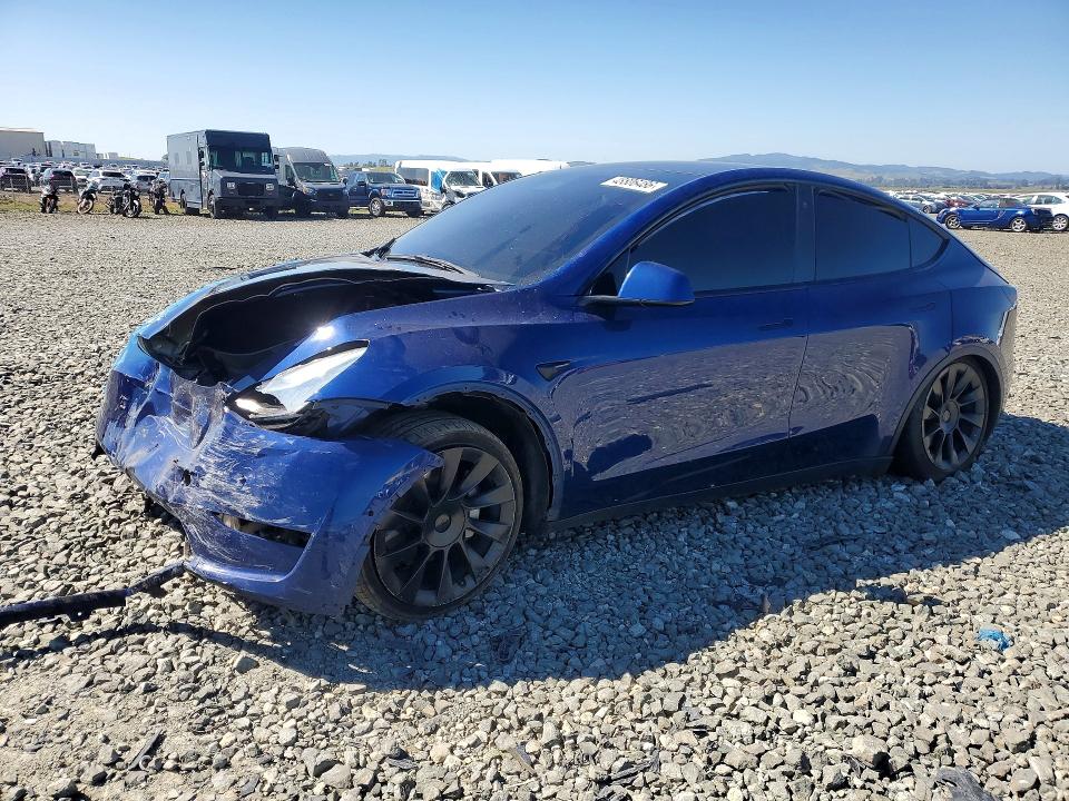 Продаж на аукціоні авто 2021 Tesla Model Y, vin: 5YJYGAEE0MF216852, номер лоту: 48806486
