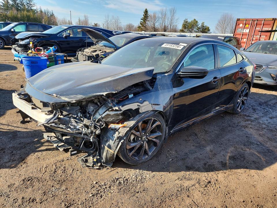 2020 Honda Civic მანქანა იყიდება აუქციონზე, vin: 2HGFC2F8XLH006318, აუქციონის ნომერი: 49183256