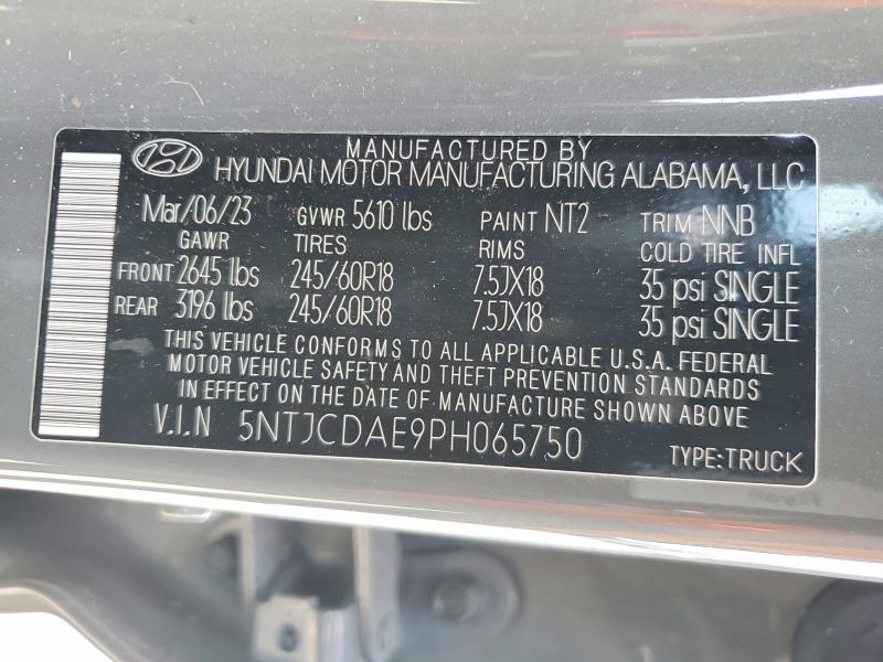 Продажа на аукционе авто 2023 Hyundai Santa Cruz, vin: 5NTJCDAE9PH065750, номер лота: 49772166