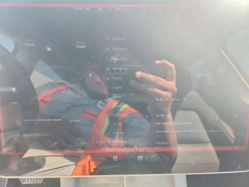 Продажа на аукционе авто 2024 Tesla Model Y, vin: 7SAYGDEE2RA241955, номер лота: 50347596