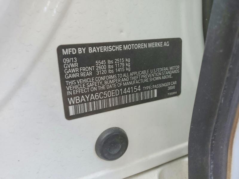 Продажа на аукционе авто 2014 Bmw 740, vin: WBAYA6C50ED144154, номер лота: 50626626
