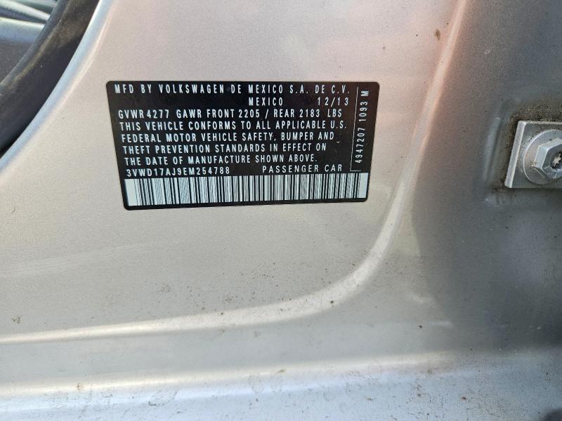 Aukcja sprzedaży 2014 Volkswagen Jetta, vin: 3VWD17AJ9EM254788, numer aukcji: 50051526