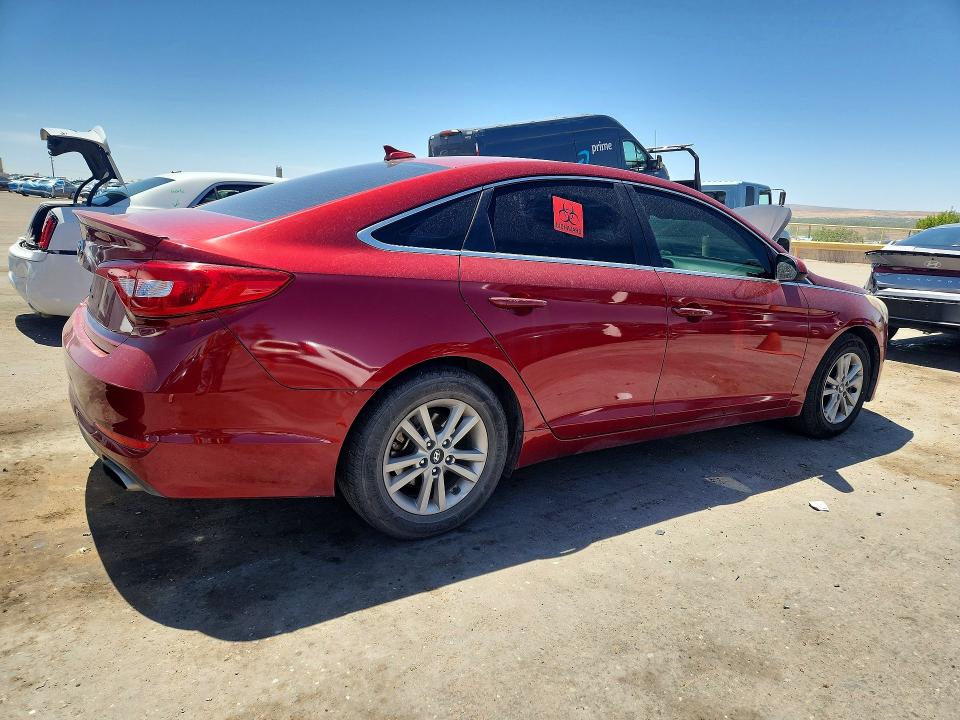 2015 Hyundai Sonata მანქანა იყიდება აუქციონზე, vin: 5NPE24AF3FH199132, აუქციონის ნომერი: 51263886