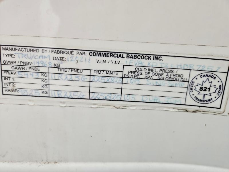 Продажа на аукционе авто 2012 Freightliner M2, vin: 1FVACXDT2CHBR7257, номер лота: 47734836