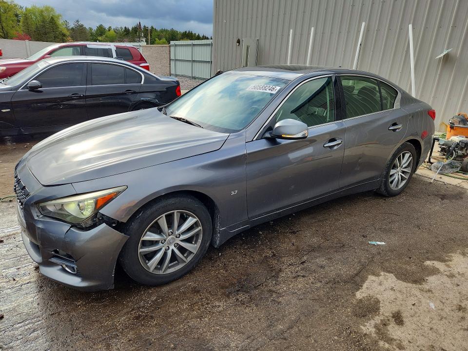 50588246 :رقم المزاد ، JN1BV7AR1FM405899 vin ، 2015 Infiniti Q50 مزاد بيع