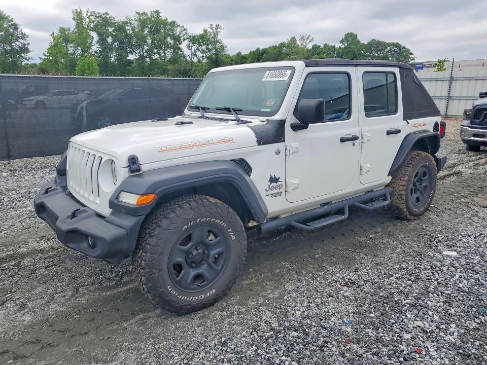Aukcja sprzedaży 2018 Jeep Wrangler Unlimited, vin: 1C4HJXDG1JW151587, numer aukcji: 51650866