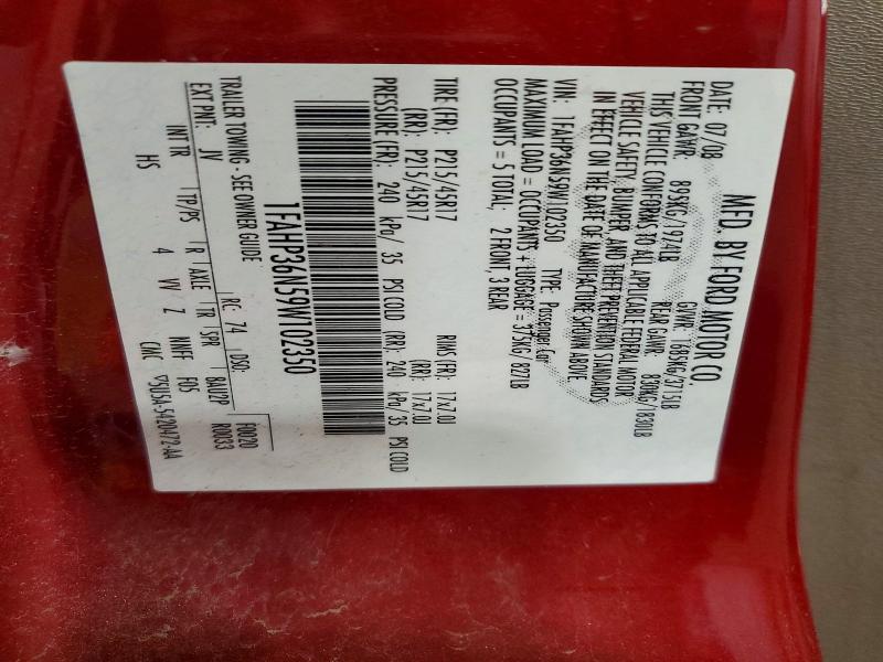Aukcja sprzedaży 2009 Ford Focus, vin: 1FAHP36N59W102350, numer aukcji: 51768916