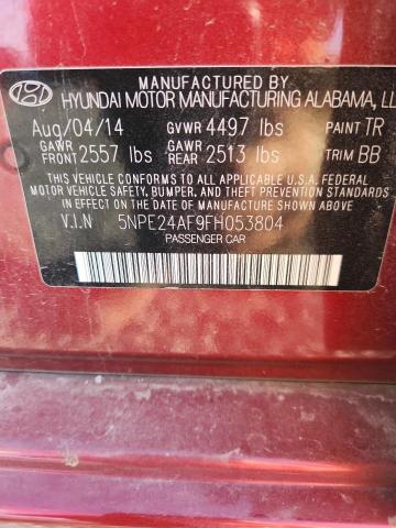 Aukcja sprzedaży 2015 Hyundai Sonata, vin: 5NPE24AF9FH053804, numer aukcji: 50018396