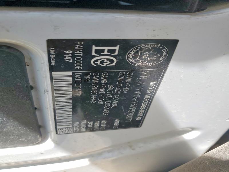 50440876 :رقم المزاد ، W1Y4NBHY5PP520071 vin ، 2023 Mercedes-benz Sprinter مزاد بيع