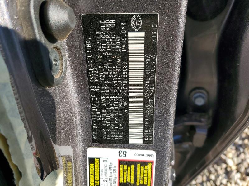 48250906 :رقم المزاد ، 4T1K61AK0PU769089 vin ، 2023 Toyota Camry مزاد بيع