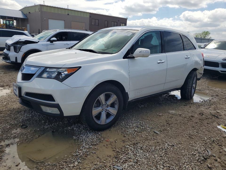 49776266 :رقم المزاد ، 2HNYD2H27AH512855 vin ، 2010 Acura Mdx مزاد بيع