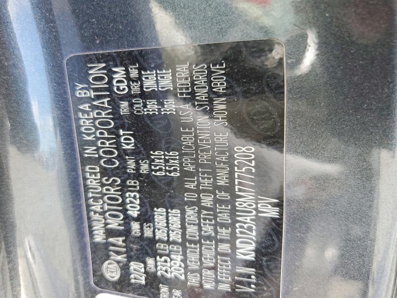 Aukcja sprzedaży 2021 Kia Soul, vin: KNDJ23AU8M7775208, numer aukcji: 49464716