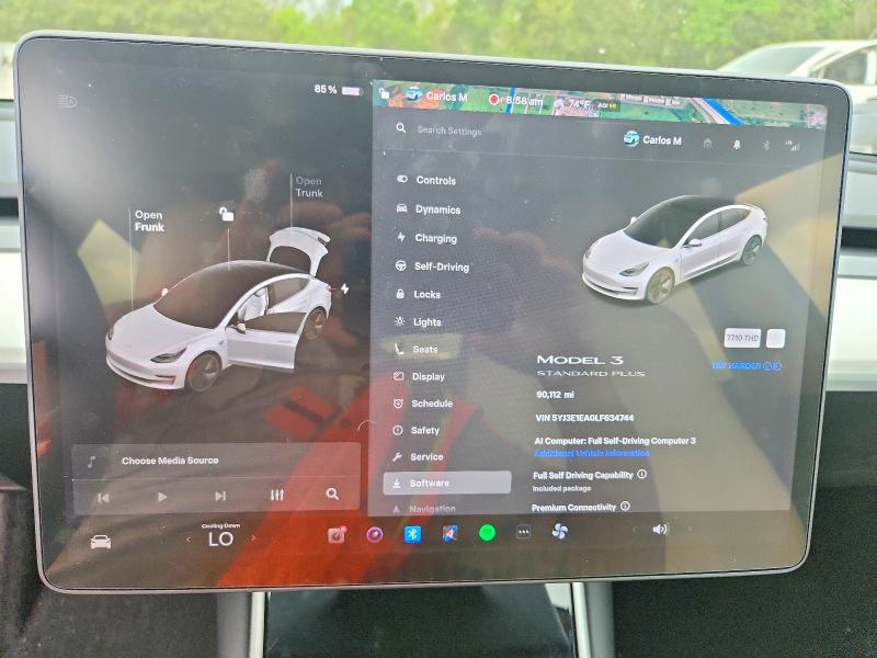 50004106 :رقم المزاد ، 5YJ3E1EA0LF634744 vin ، 2020 Tesla Model 3 مزاد بيع