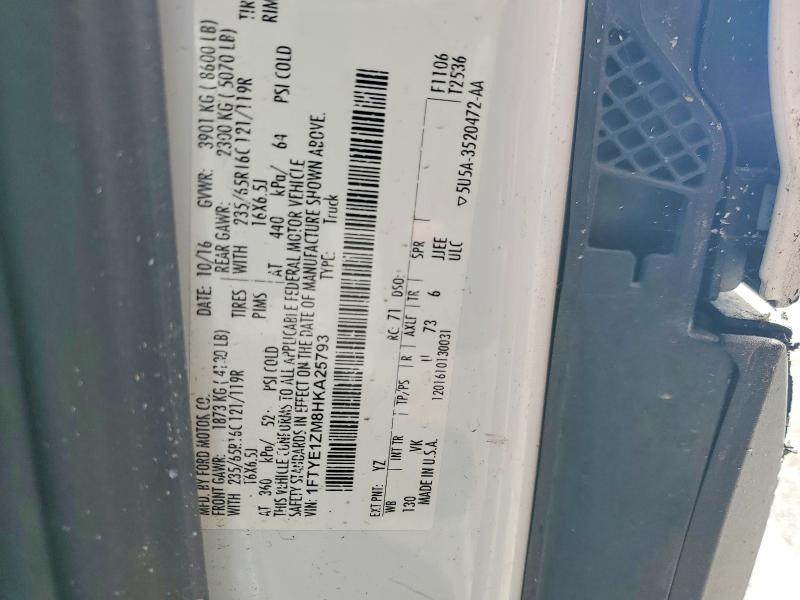 Продажа на аукционе авто 2017 Ford Transit, vin: 1FTYE1ZM8HKA25793, номер лота: 49801626