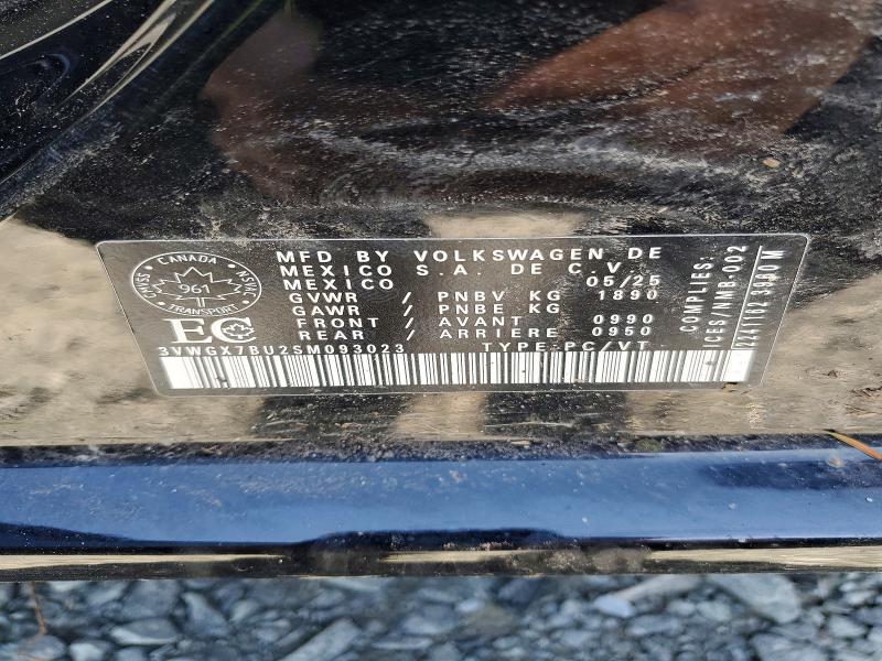 Aukcja sprzedaży 2025 Volkswagen Jetta, vin: 3VWGX7BU2SM093023, numer aukcji: 50565376