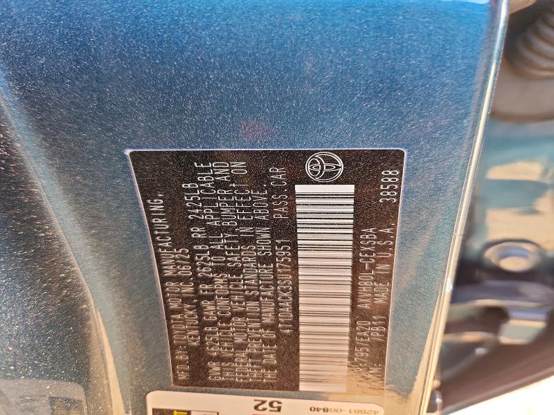 49918306 :رقم المزاد ، 4T1DAACK3SU175951 vin ، 2025 Toyota Camry مزاد بيع