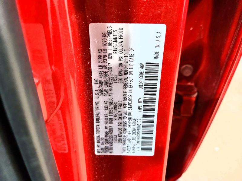 Aukcja sprzedaży 2023 Mazda Cx-50, vin: 7MMVABCM0PN106135, numer aukcji: 50833456