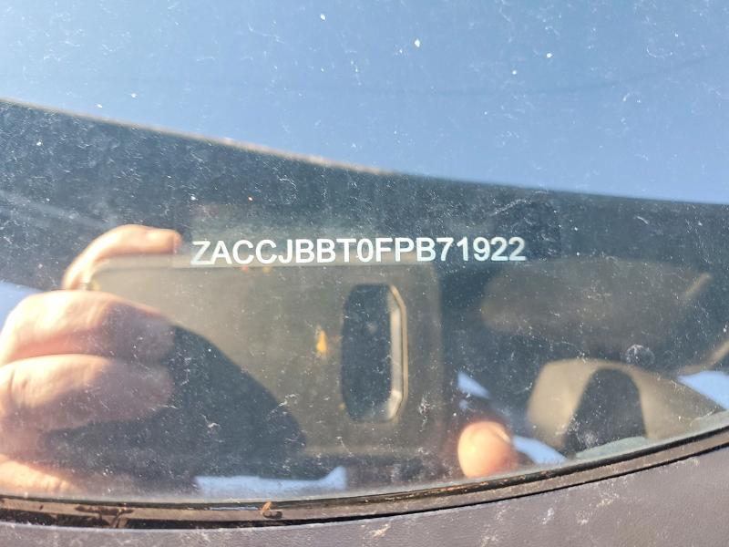 Продаж на аукціоні авто 2015 Jeep Renegade, vin: ZACCJBBT0FPB71922, номер лоту: 50464226